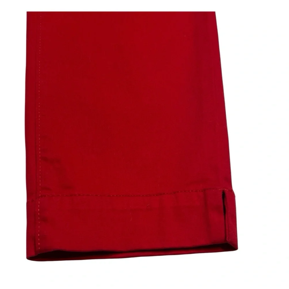 Gap cherry red chino ankle pant size 8